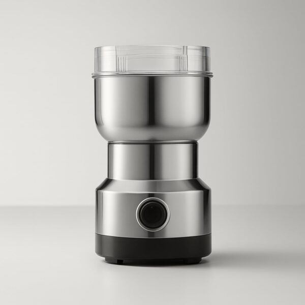 Moedor Elétrico de Grãos Inox – Café Aromático e Praticidade no Cotidiano